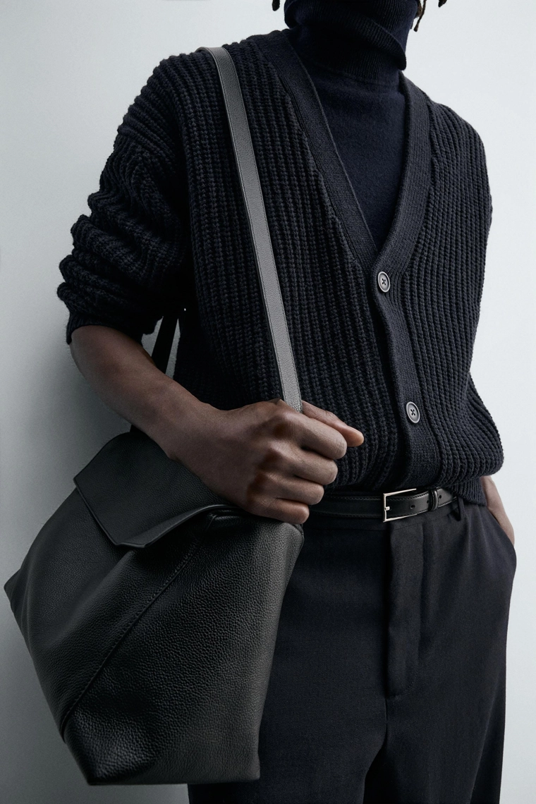 Кардиган с текстурным узором из ребристой ткани