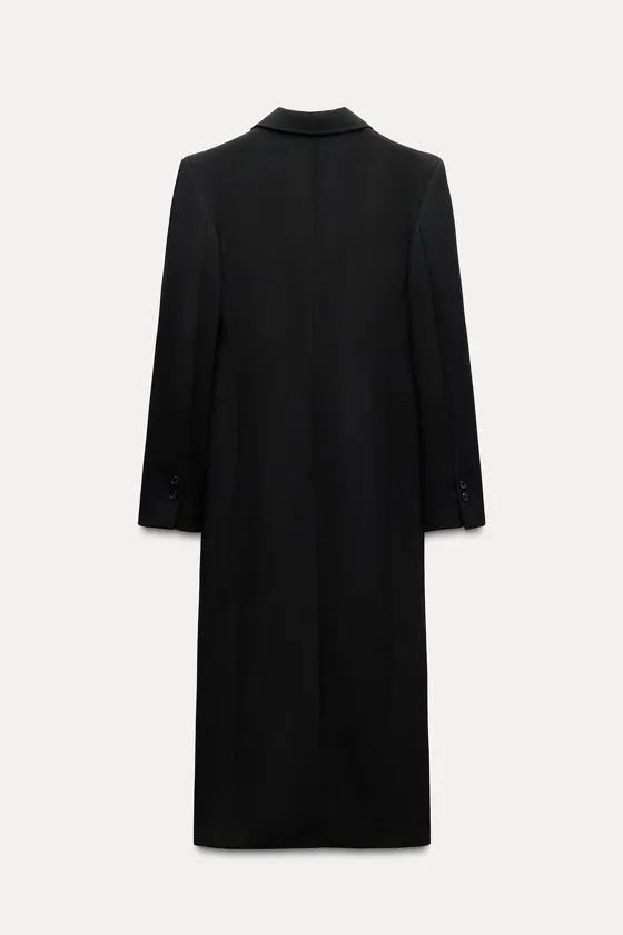 ДЛИННОЕ ПРИТАЛЕННОЕ ПАЛЬТО — коллекция Zara «ZW»