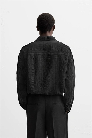 Блуза JACQUARD из полупрозрачной ткани- Заказать в России