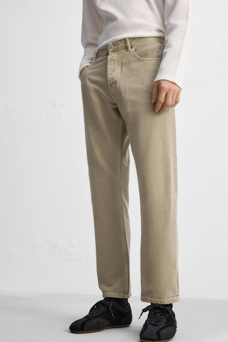 Джинсы regular straight-leg