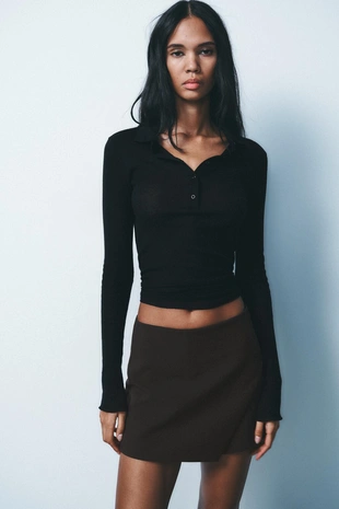 Юбка-шорты асимметричного кроя - Заказать в России