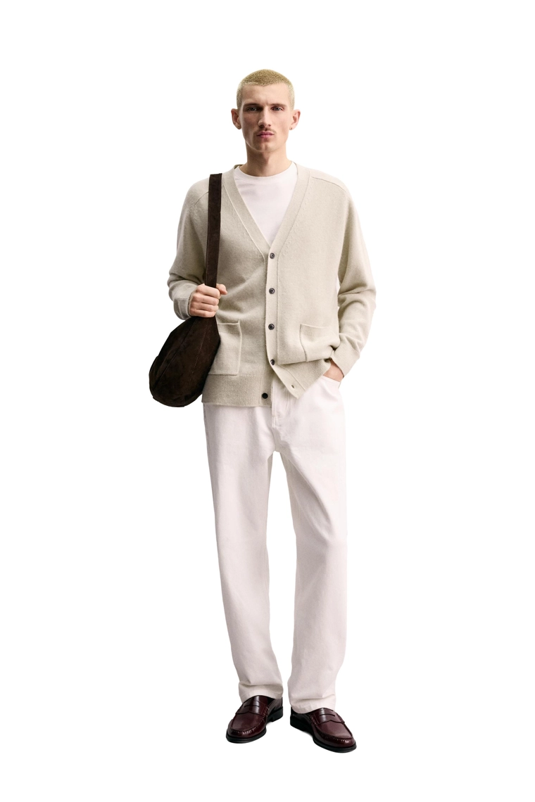 Кардиган из шерсти и альпаки