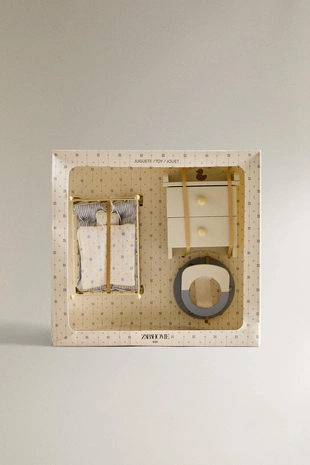 Набор мебели для детской комнаты в домике для кукол- Заказать в России