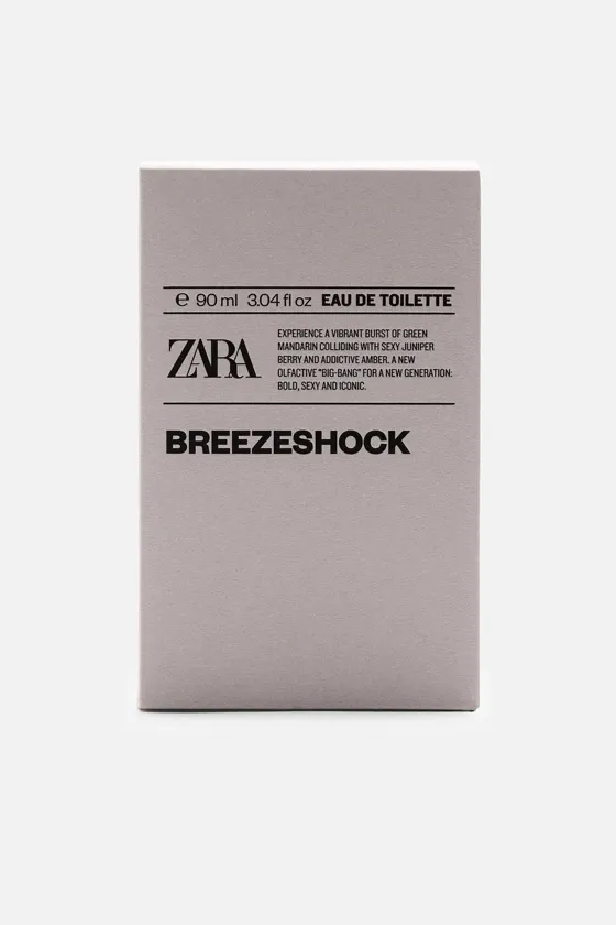 Туалетная вода zara breezeshock 90 мл/3.04 унции