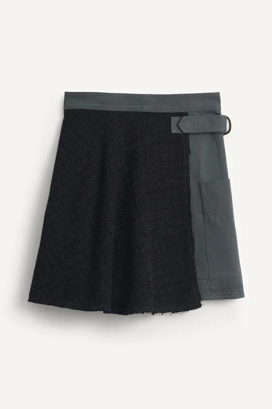 【ZARA】CTTN SKRT 14 9271/797/803 Zara cttn skrt 14 - Цвет серый мергель - grey marl | 9271/797