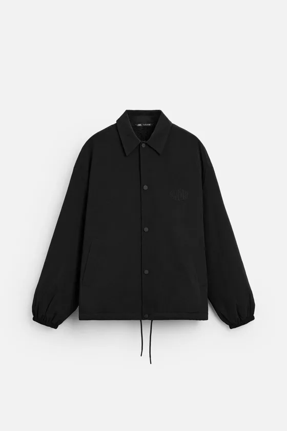 ジャケット・アウター Liner Jacket - Kasha PC Poplin Zara Комбинированная куртка с искусственной овчиной - Цвет черный